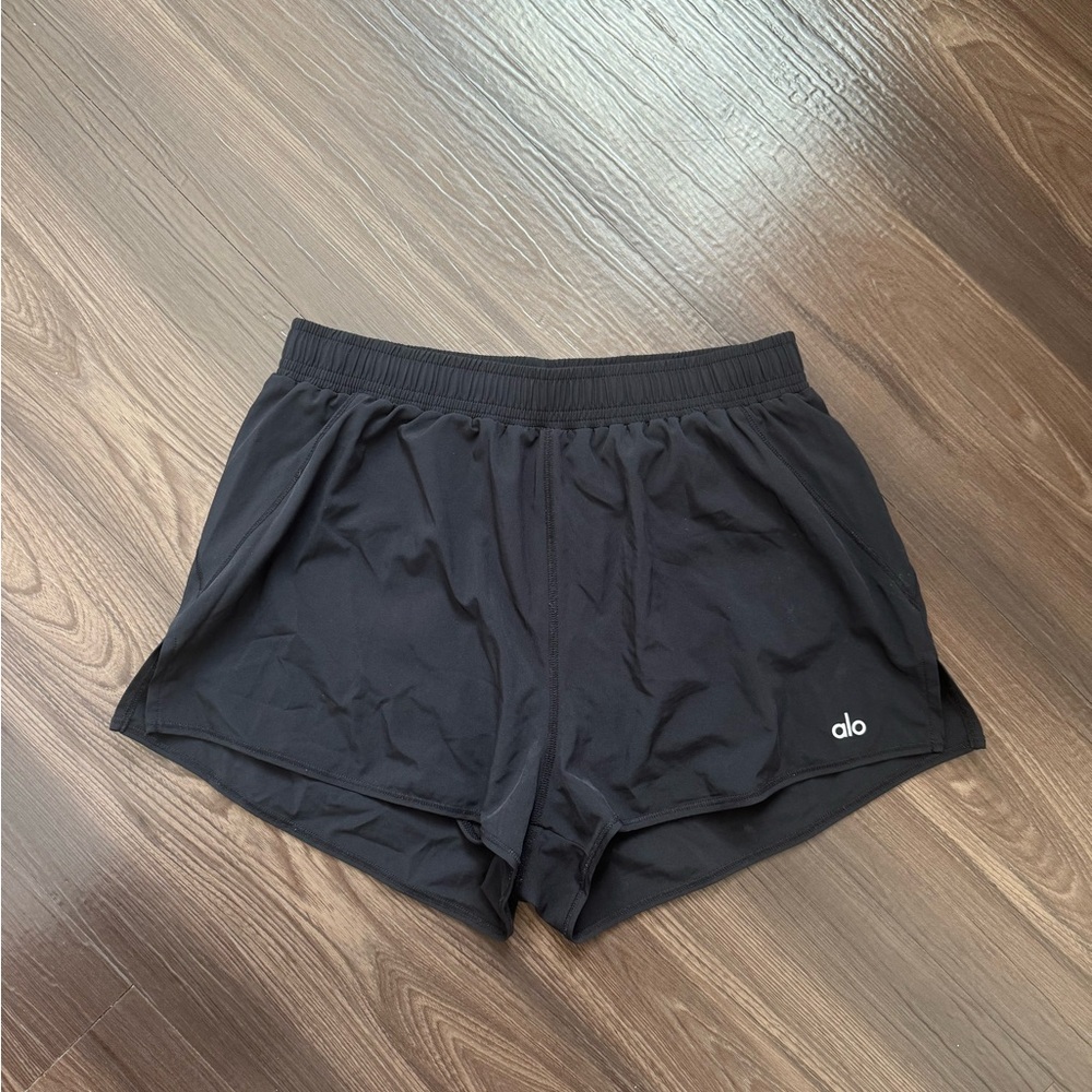 Alo Black Athletic Shorts